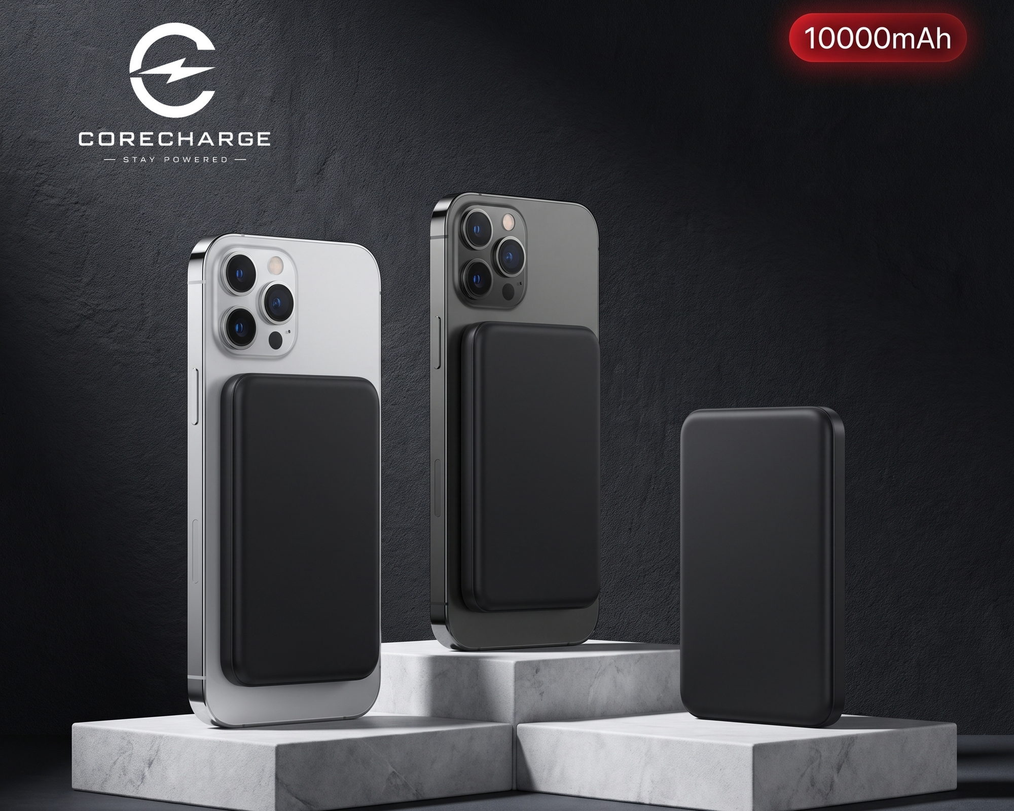 CoreCharge 10000mAh Magnetic Wireless Power Bank